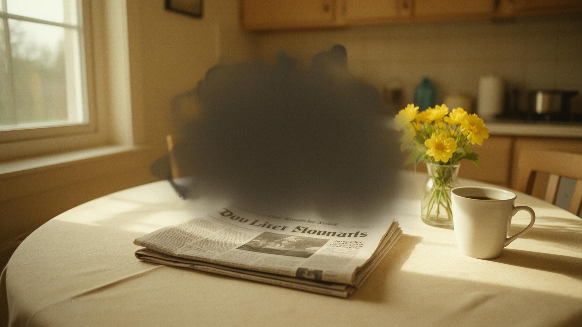 What macular degeneration looks like — central vision distortion simulation